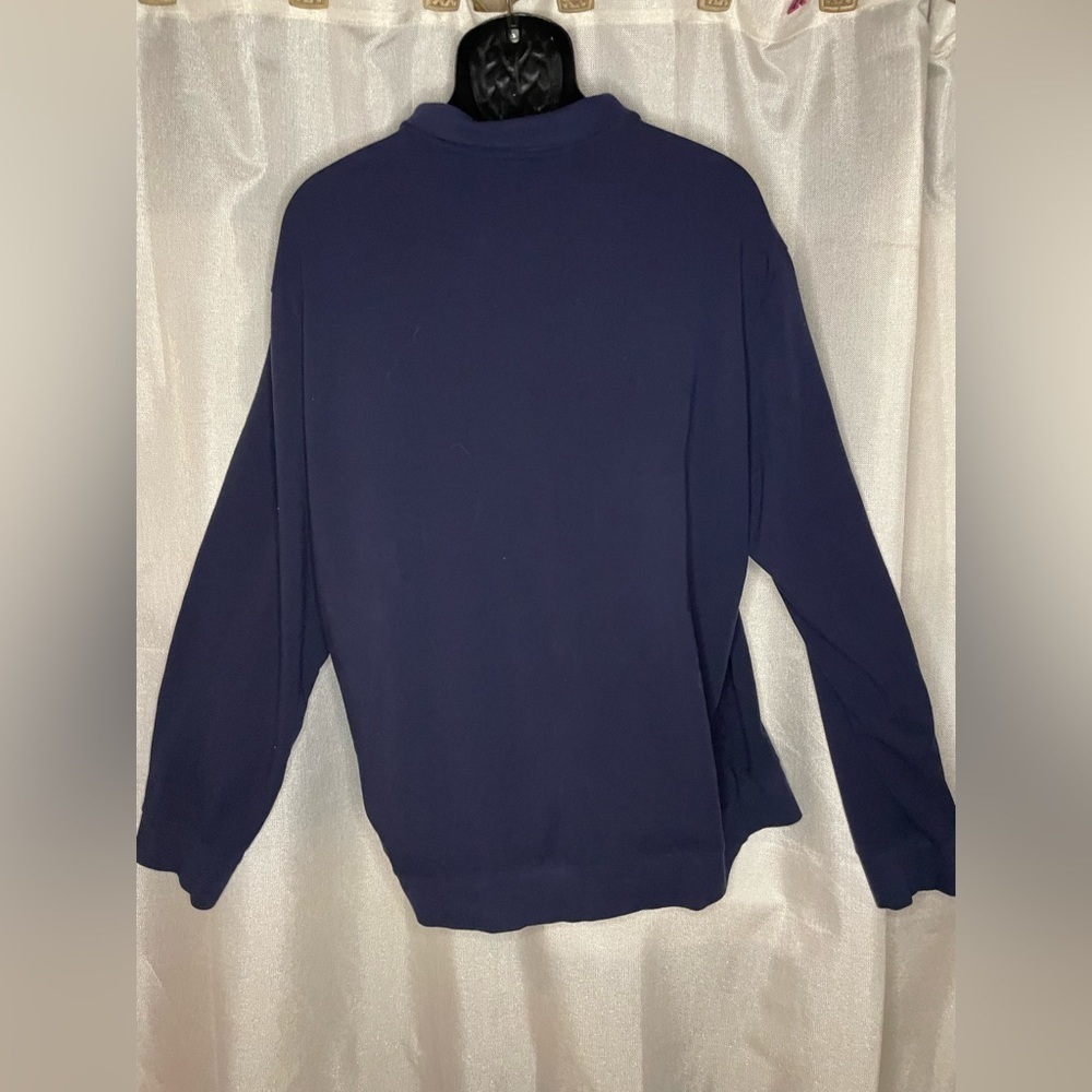 New Polo Ralph Lauren Men's Luxury Jersey Quarter-Zip Pullover XXL Navy‌‌‌‌‍‍‍‍‍ - Picture 3 of 11